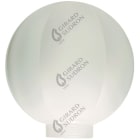 Girard Sudron - Globe D.100 Facettes Blanc Pd Vis 31,5Mm