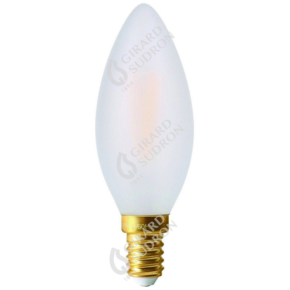 Girard Sudron - *Flamme C35 Filament LED 4W E14 2700k 300Lm Dim. Mat.