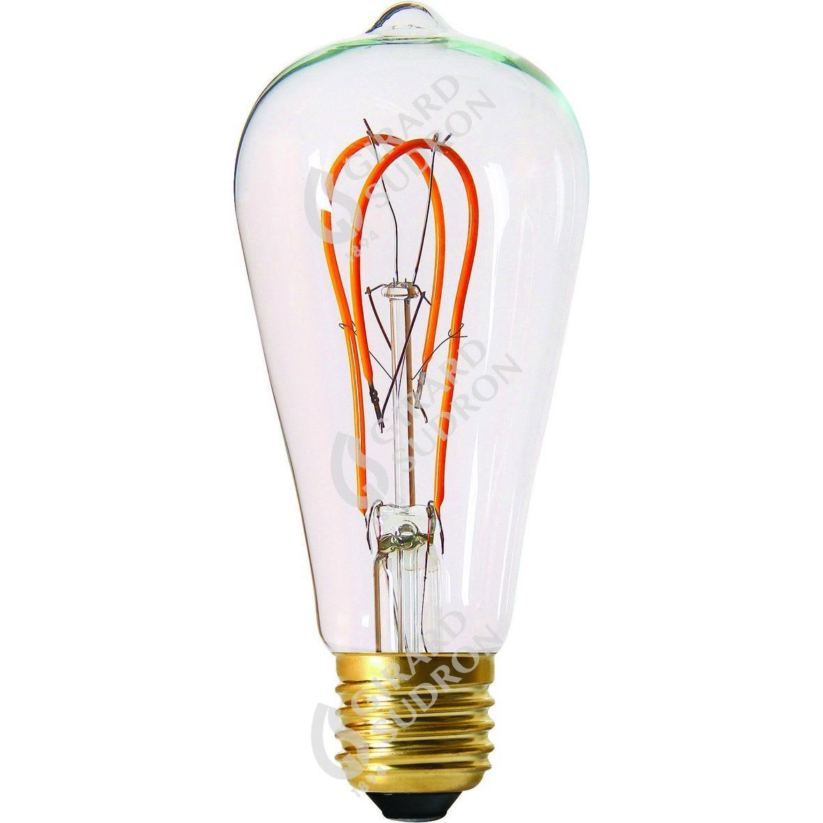 Girard Sudron - Edison Filament LED Torsade 5W E27 2200k 300lm non Dim Claire