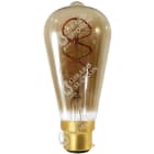 Girard Sudron - Edison Filament LED TWISTED 4W B22 2000k 200lm Dim. Smoky