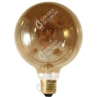 Girard Sudron - Globe G125 Filament LED TWISTED 4W E27 2000k 160Lm Dim. Smoky