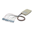 Assmann Electronic - FO splice cassette with 12 colored pigtails LC (APC), SM OS2 09/125 µ, LSZH