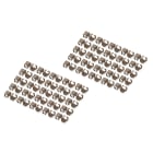 Assmann Electronic - Clips de couleur pour câbles RJ45 couleur marron, paquet de 100 pièces