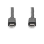 Assmann Electronic - Câble connexion USB 3.1 Gen2, 5 A, 10 Go, type C, USB-C-USB-C, M/M, 1,0m noir
