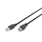 Assmann Electronic - Câble d'extension USB 3.0, type A M/F, 3.0m, conforme à la norme USB 3.0, noir