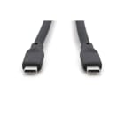 Assmann Electronic - Câble connexion USB silicone C-C MM 0.5m USB 4.0 Gen3 40G 240W 8K noir