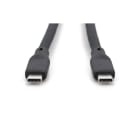 Assmann Electronic - Câble connexion USB silicone C-C MM 1m USB 4.0 Gen3 40G 240W 8K noir
