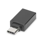 Assmann Electronic - Adaptateur USB Type-C, Type-C - A M/F, 3A, 5GB, version 3.0, noir