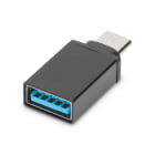 Assmann Electronic - Adaptateur USB Type-C, Type-C - A M/F, 3A, 5GB, version 3.0, noir