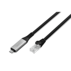Assmann Electronic - Câble USB-C - RJ45 CAT6 S/FTP, 1 Gbit/s, 5m Gaine USB 3.2 Gen1, LSZH