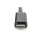 Assmann Electronic - Adaptateur HDMI 4K ? HDMI, M vers DP F - alimentation externe 4K/30Hz. 0,2m noir