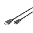 Assmann Electronic - Câble HDMI High Speed type C - type A M/M, 2.0m, Ultra HD 24p noir