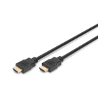 Assmann Electronic - Câble de connexion HDMI haut débit, type A M/M, 1.0m, Ultra HD, 4K@30Hz, noir