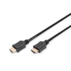 Assmann Electronic - HDMI High Speed connection cable, type A M-M, 5.0m, Full HD 60p, gold, bl