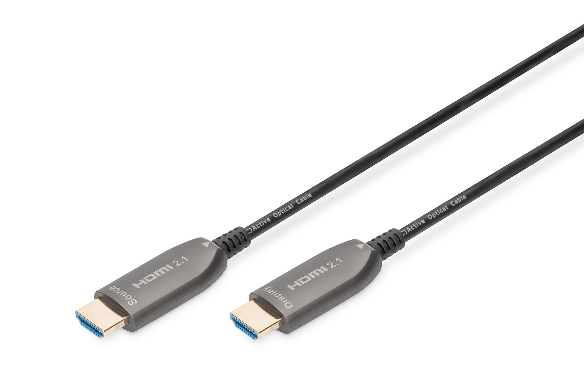 Assmann Electronic - Cable de raccordement hybride fibre optique HDMI AOC, type A M-M, 10 m, UHD 8K@6