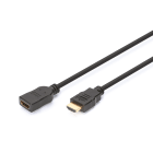 Assmann Electronic - Câble d'extension 2m HDMI ultra rapide Ethernet type A MF Ultra HD 24p noir