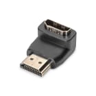 Assmann Electronic - Adaptateur HDMI, Type A, 90° M/F, Ultra HD 60p, noir