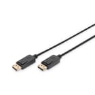 Assmann Electronic - Câble DisplayPort DP MM 1m verrouillage Ultra HD 4K noir
