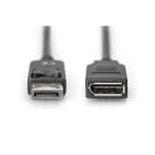 Assmann Electronic - Câble d'extension DisplayPort DP M F 2m verrouillage DP 1.2 noir