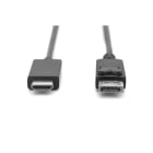 Assmann Electronic - Câble adaptateur DP-HDMI A M/M 2m verrouillage DP 1.2 HDMI 2 4K/60Hz CE noir