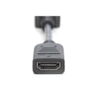 Assmann Electronic - Câble adaptateur DP - HDMI A M/F 0.15m verrouillage compatible DP 1.1a  CE noir