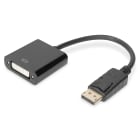 Assmann Electronic - Câble adaptateur DP-DVI (24+5) M/F 0,15m DP1.1 noir
