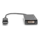 Assmann Electronic - Câble convertisseur DP-HDMI+DVI+VGA M-F/F/F 0,2m 3 en 1 CE noir