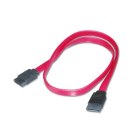 Assmann Electronic - Câble de connexion SATA type L FF 0.5m droit SATA II/III rouge