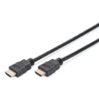 Assmann Electronic - Câble de connexion HDMI haute vitesse, type A MM, 2m, x10, UHD 60p, noir
