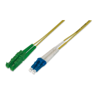 Assmann Electronic - Câble patch FO duplex, E2000 (APC) to LC (PC) R+M, SM OS2 09/125 µ, 1 m