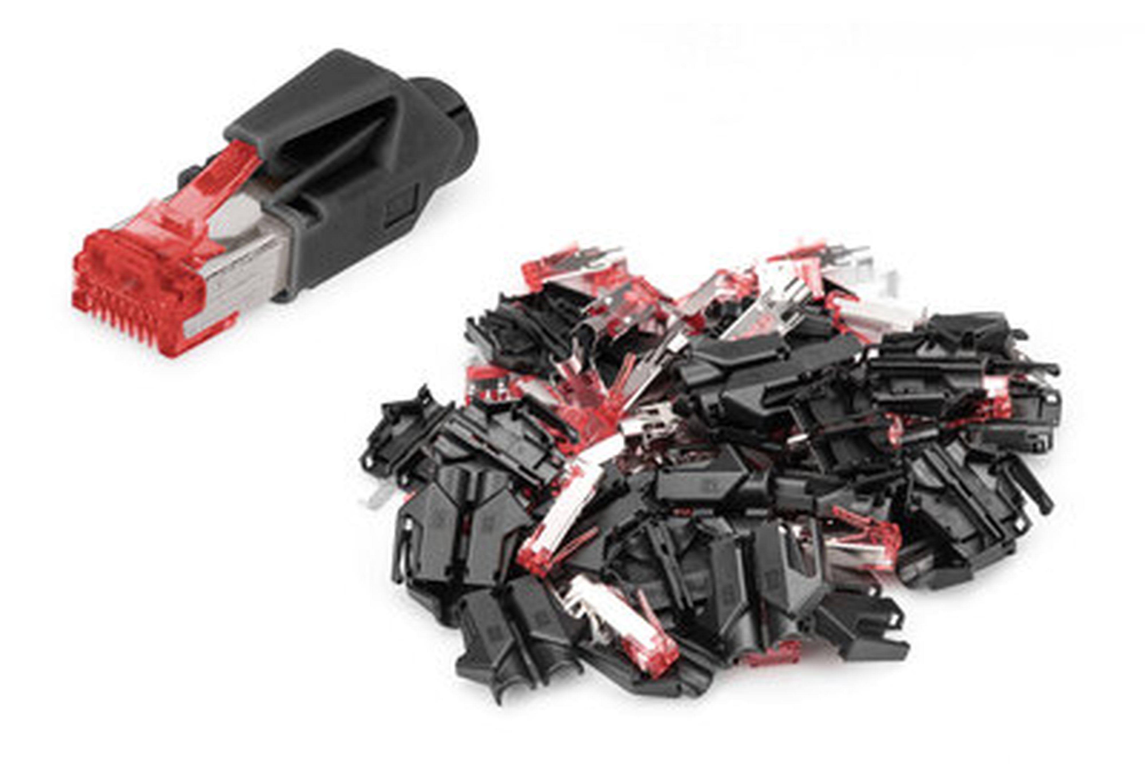 Assmann Electronic - Connecteur modulaire CAT6 HIROSE TM 21 8P8C, blindé pour câble rond x10