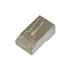 Assmann Electronic - Connecteur modulaire pour câble rond, connecteur de passage 8P8C, CAT5 blindé