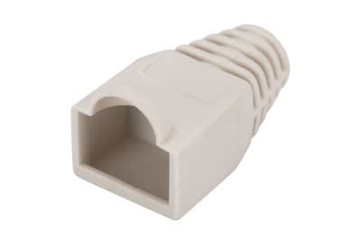 Assmann Electronic - Manchons de protection anti-pli pour connecteur RJ45 couleur gris