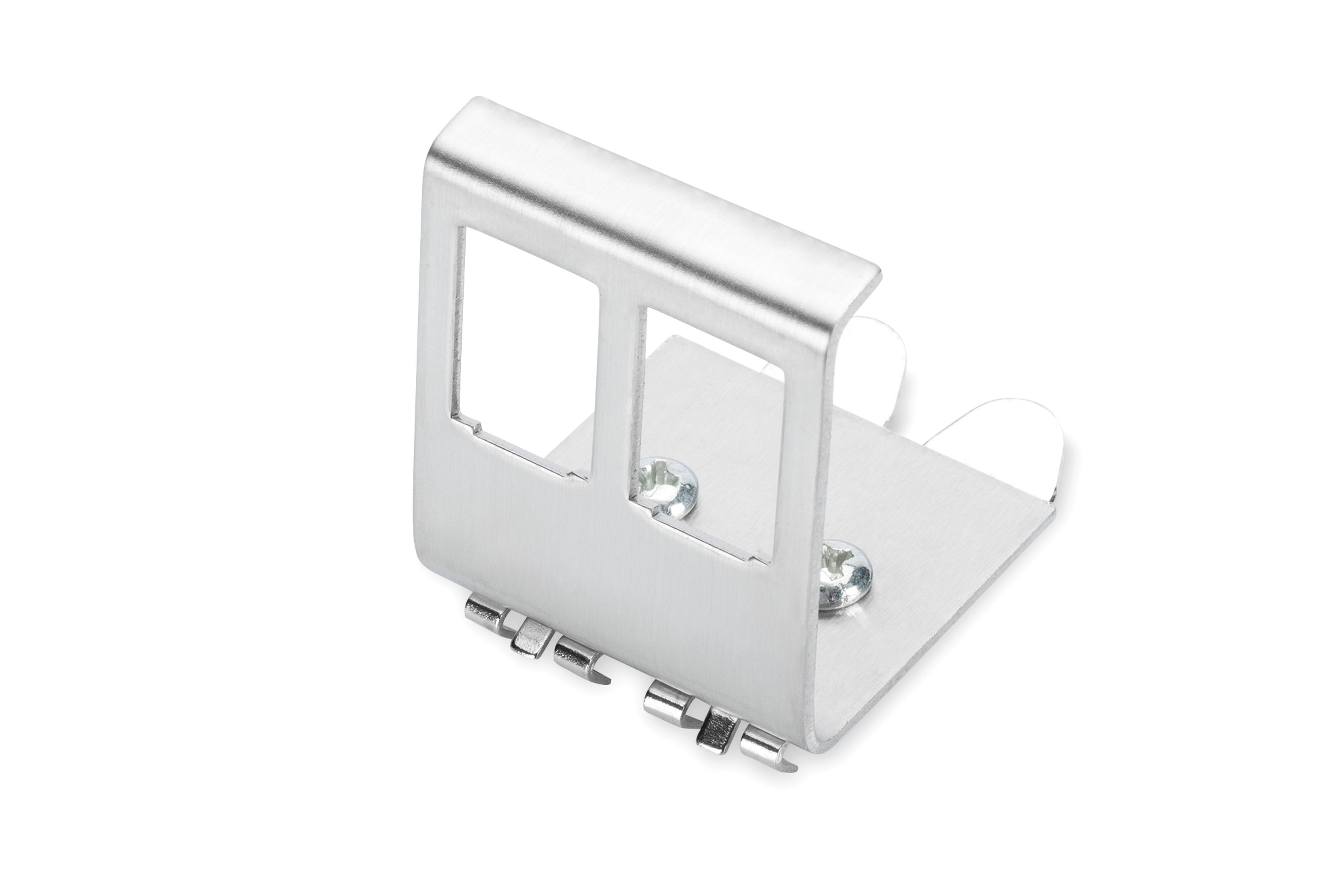 Assmann Electronic - Adaptateur de profilé chapeau pour 2 modules Keystone