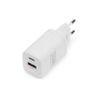 Assmann Electronic - Chargeur USB, 1 x USB A / 1 x USB-C Dual Port 30 W, 1 x 2,4 A, 1 x 3 A, QC 3.0