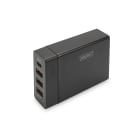 Assmann Electronic - Chargeur USB 4 ports, 72W, 1xUSB-C, 5,9,15,20V/3A & 3x USB-A 5V/2.4A, noir