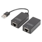 Assmann Electronic - Extenseur USB, USB1.1, jusqu'à 45 m pour utilisation CAT5/5E/6 (UTP, STP, SFT)