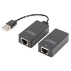 Assmann Electronic - Extenseur USB, USB1.1, jusqu'à 45 m pour utilisation CAT5/5E/6 (UTP, STP, SFT)