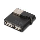 Assmann Electronic - USB 2.0 High-Speed Hub 4-port 4x USB A/F, 1x USB B mini/M, incl. USB cable