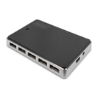 Assmann Electronic - Hub USB2 10 ports A/F 1xUSB mini Alimentation ext. 5V DC 4A, 1m noir