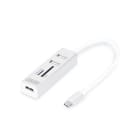 Assmann Electronic - HUB USB 2.0 Type-C, lecteur cartes 3x USB 2.0. 1x SD, 1x port MicroSD, aluminium