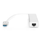 Assmann Electronic - Hub USB 3.0, 3 USB AF, 1x USB AM, adaptateur Gigabit LAN 1x RJ45, Win/Mac OS