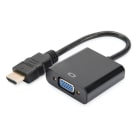 Assmann Electronic - Adaptateur convertisseur HDMI vers VGA Type A - connect.VGA , prise audio 3,5 mm