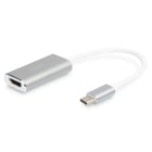 Assmann Electronic - Adaptateur USB Type-C 4K HDMI, câble 20cm, boîtier aluminium, chipset : AG9310