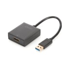 Assmann Electronic - Adaptateur USB 3.0 vers HDMI, 1080p entrée USB, sortie HDMI