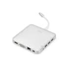 Assmann Electronic - Station d'accueil USBC 11 ports 3xvidéo 1xUSBC 3xUSB3 RJ45 2xlecteur de cartes