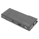Assmann Electronic - Station USB 3.0, 7 ports, 2 vidéo, 2USB 3.0, RJ45, 2 lecteurs de carte