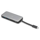 Assmann Electronic - Station accueil USB-C, 7 ports 1xHDMI,3xUSB3.0,1xRJ45,1xSD,1xMicroSD,1xUSB-CPD
