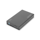 Assmann Electronic - Boîtier SDD/HDD SATA, 3,5" USB 3.0, pour HDD SATA III 3.5", alu., sans PSU