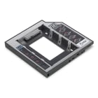 Assmann Electronic - Caddy SSD/HDD SATA 2,5'' vers SATA III dans baie de hauteur 12,7 mm de DVD